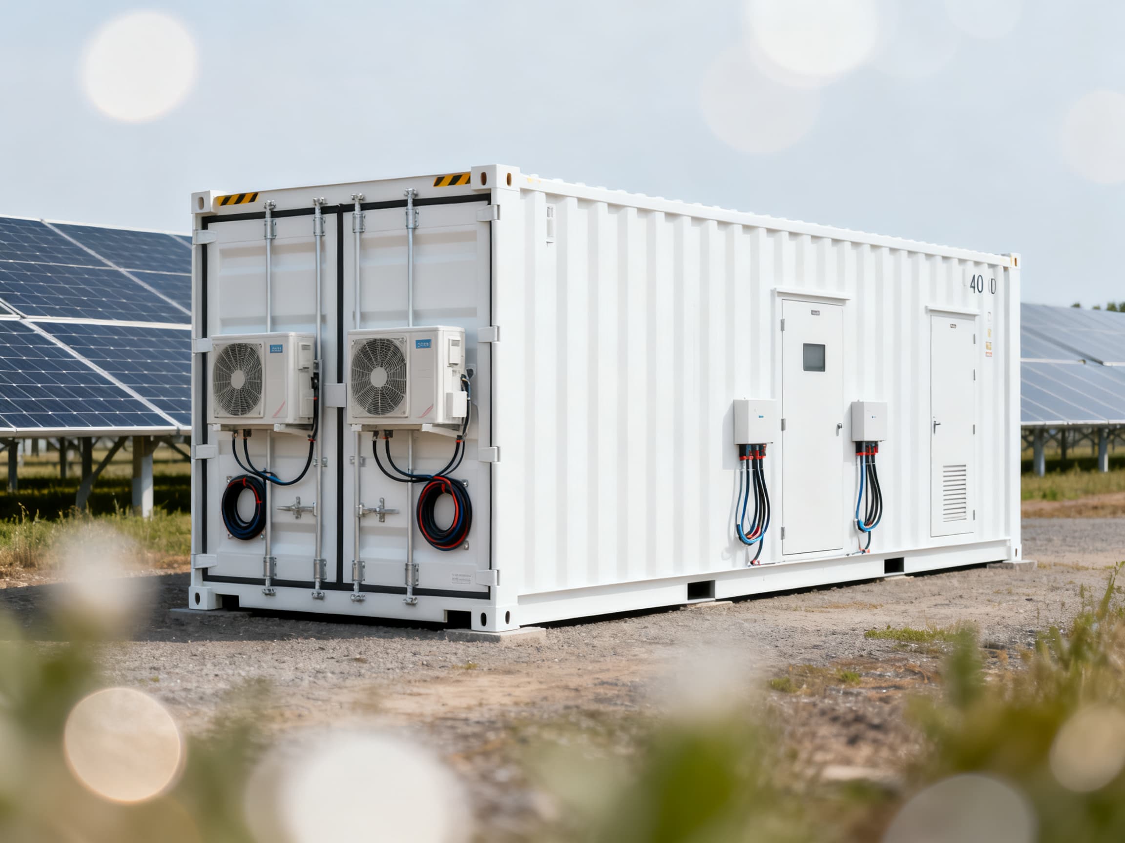 Air-cooled containerized battery energy storage system